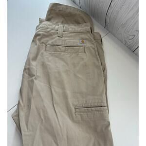 Carhartt Chino Pants Men's 40 x 30 Khaki Relaxed Fit